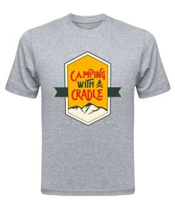 Camping With Cradle T-Shirt (Grey)